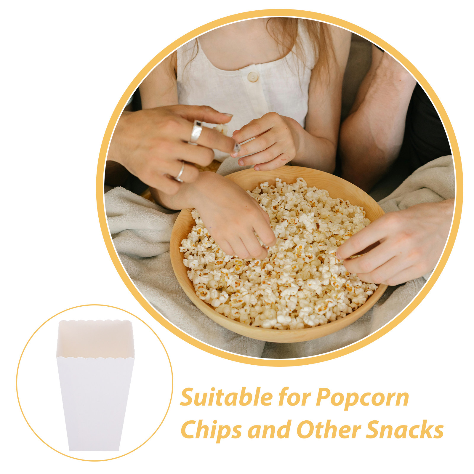 50Pcs Party Disposable Popcorn - Food Snacks For Party review and price