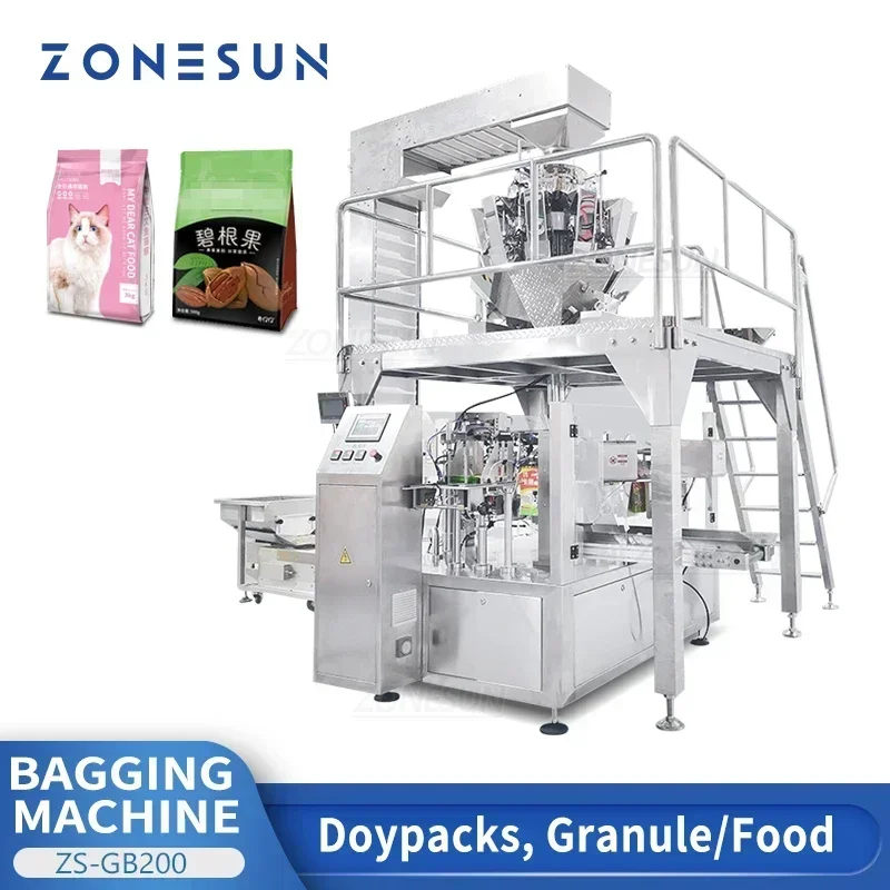 ZONESUN ZS-GB200 Automatic Gra - Food Snacks Packets review and price