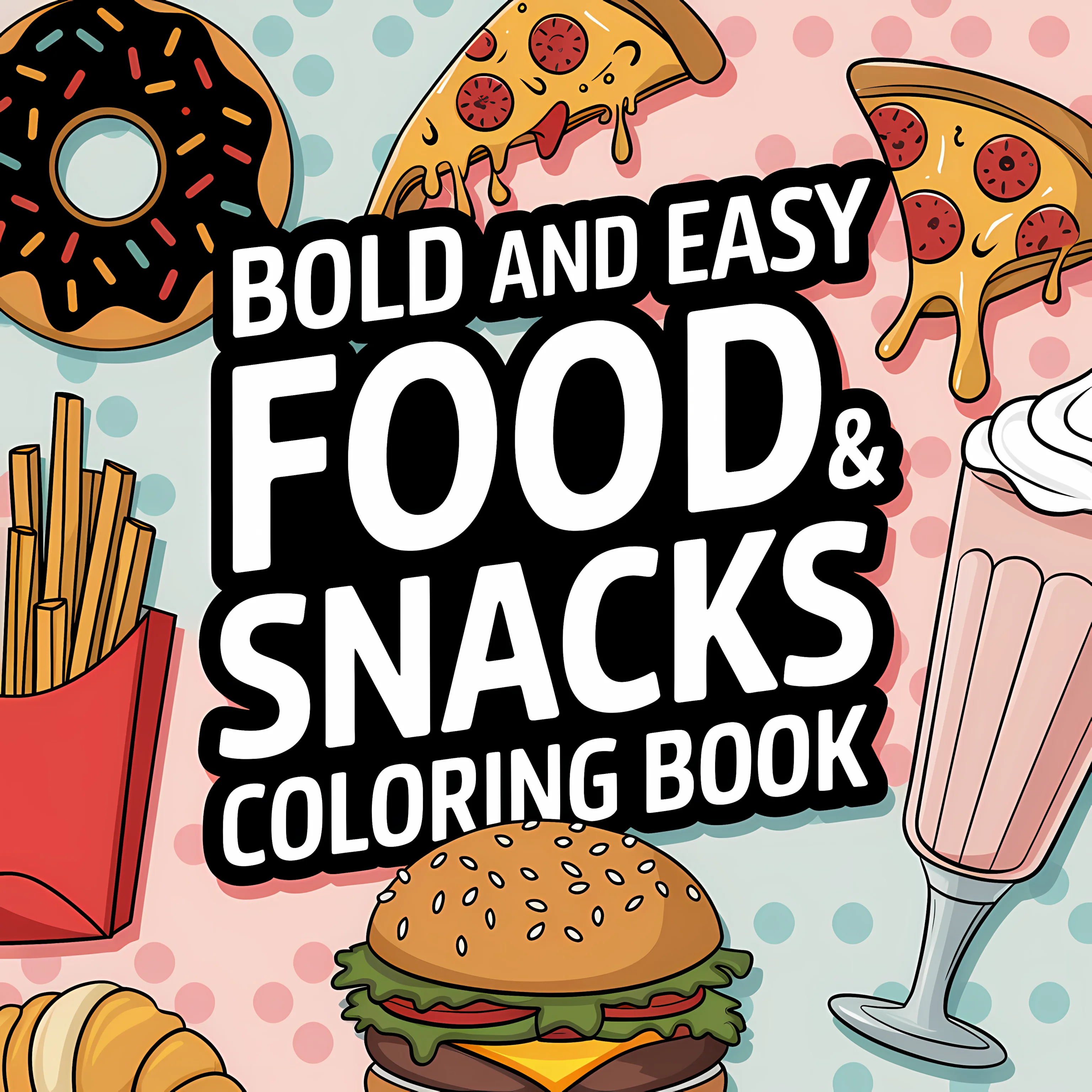 Easy Food and Snacks Coloring  - Food Snacks Drawing review and price