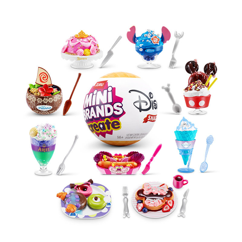 Zuru Mini Brands Create Disney - Food Snacks Items review and price