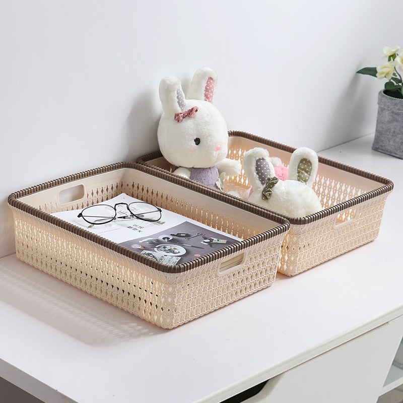 Plastic Wicker Style Storage B - Food Snacks Items review and price
