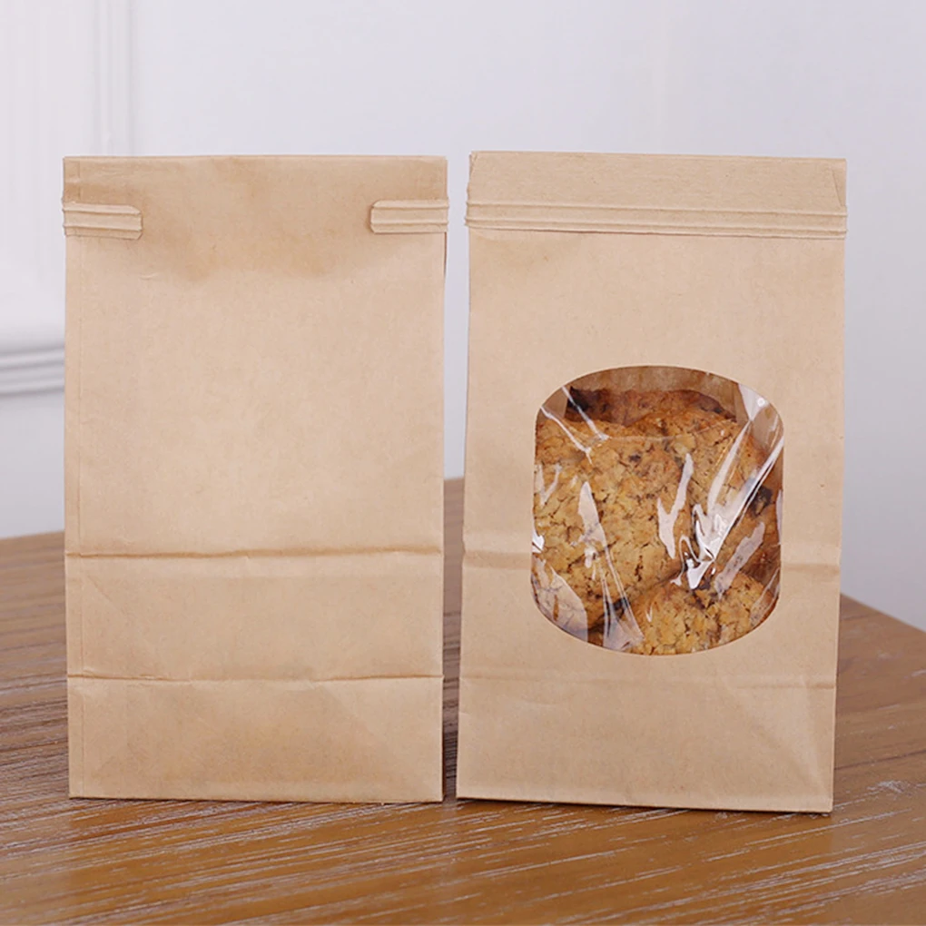 10Pcs Bakery Bags, Window Seal - Food Snacks For Party review and price