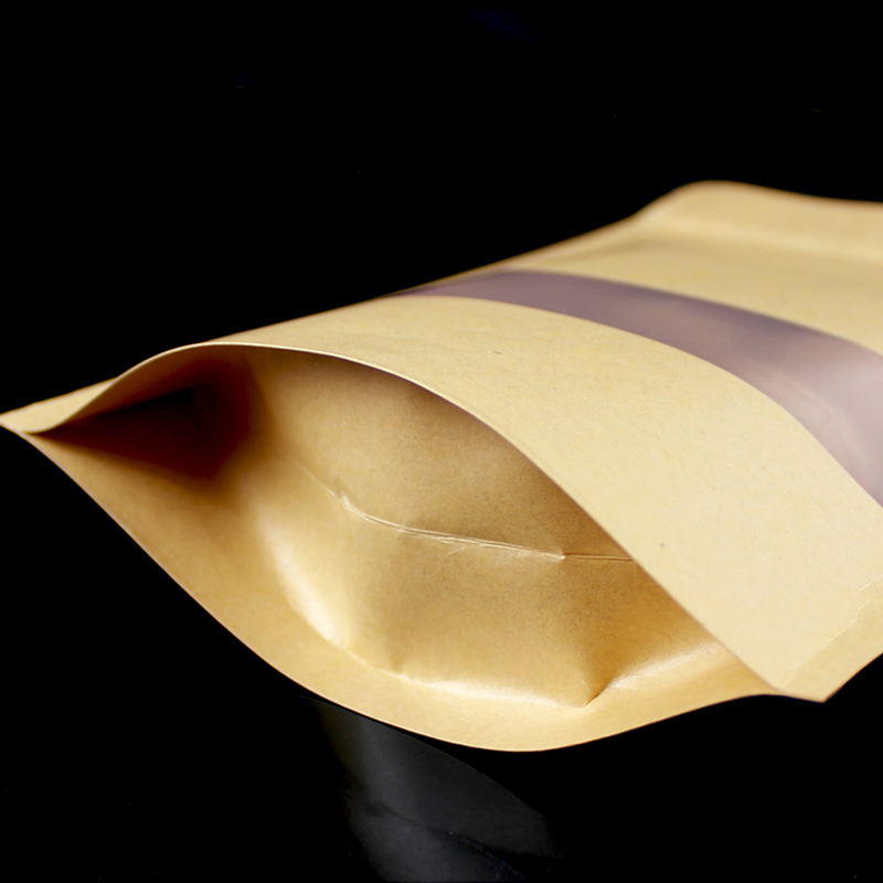 100PCS Brown Doypack Kraft Pac - Food Snacks Packets review and price