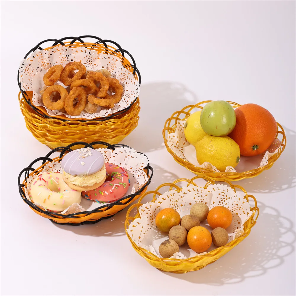 New Imitation Rattan Fruit Bas - Food Snacks Indian review and price