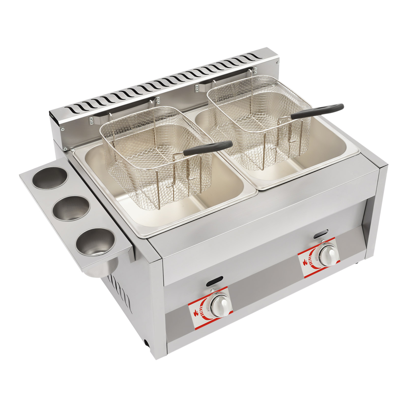 Commercial Deep Fryer 2-Tank 6 - Food Snacks Basket review and price