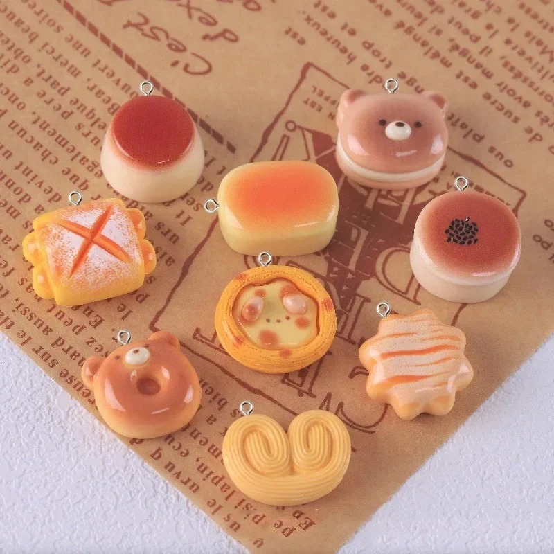 10Pcs Cute Bear Pudding Tart B - Food Snacks For Party review and price