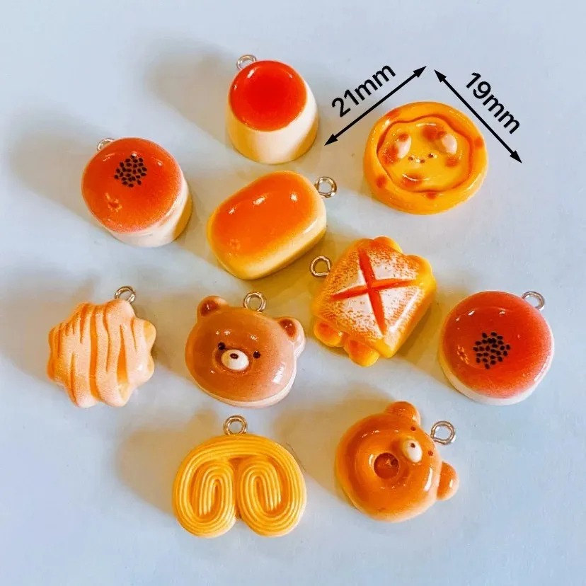 10Pcs Cute Bear Pudding Tart B - Food Snacks For Party review and price