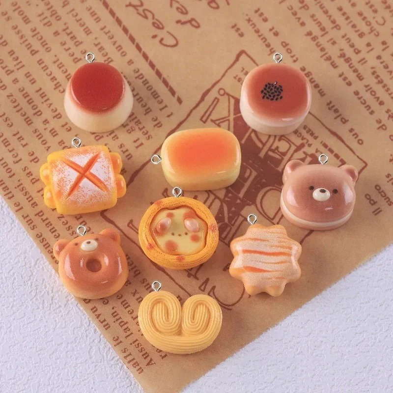 10Pcs Cute Bear Pudding Tart B - Food Snacks For Party review and price