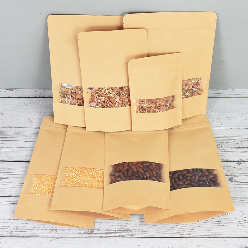 20/50pcs Kraft Paper Zip Lock  - Food Snacks For Party review and price