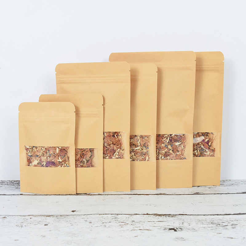 20/50pcs Kraft Paper Zip Lock  - Food Snacks For Party review and price
