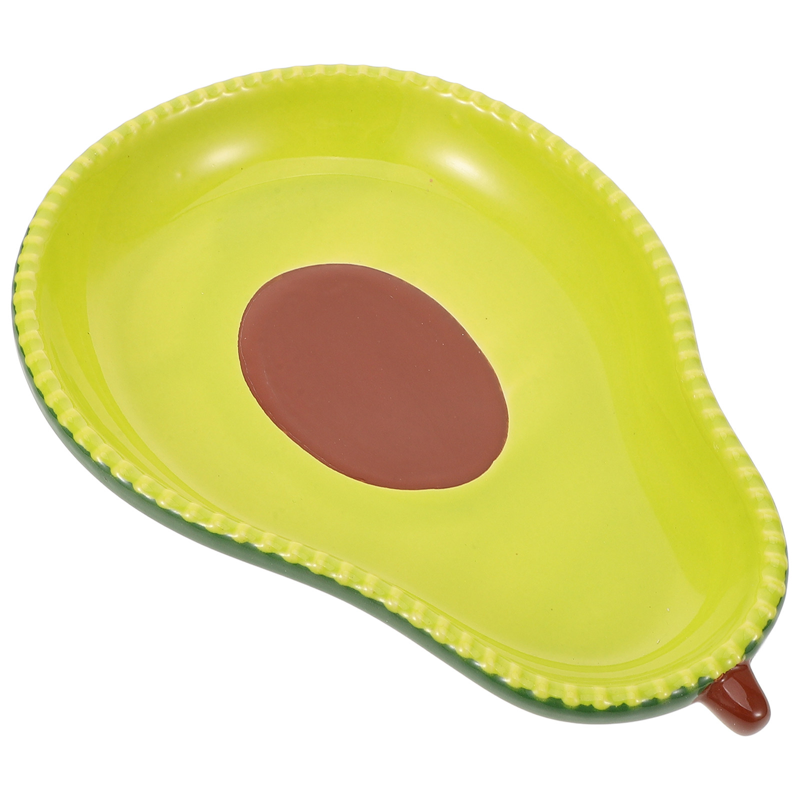 Avocado Shaped Ceramic Plate F - Food Snacks For Party review and price