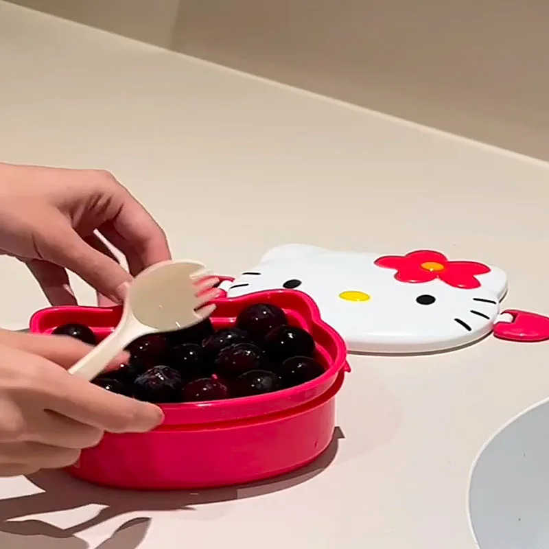 Cute Hello Kitty Shaped Lunch  - Food Snacks Items review and price