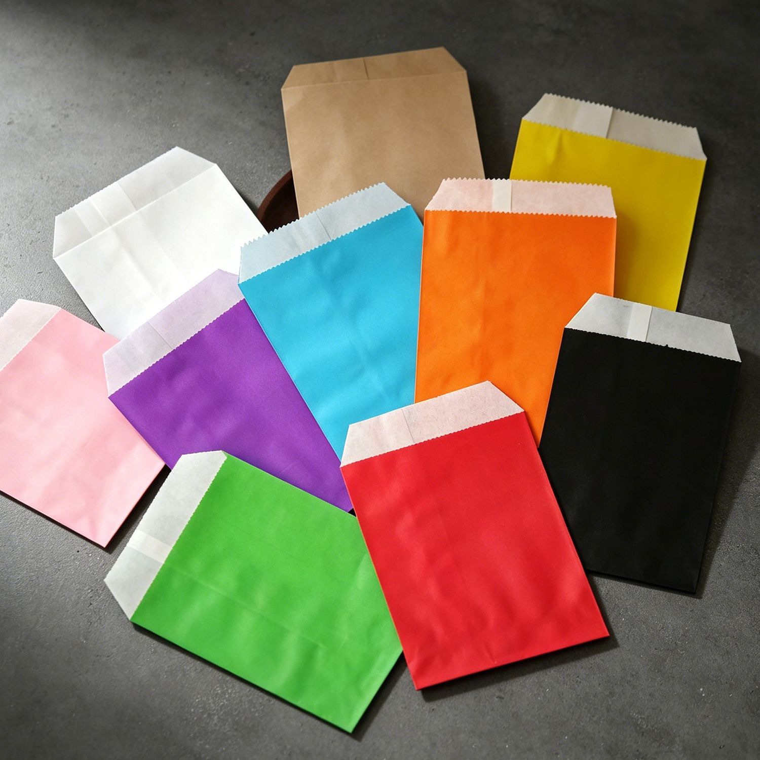 50/100pcs color Gift Kraft Pap - Food Snacks For Party review and price
