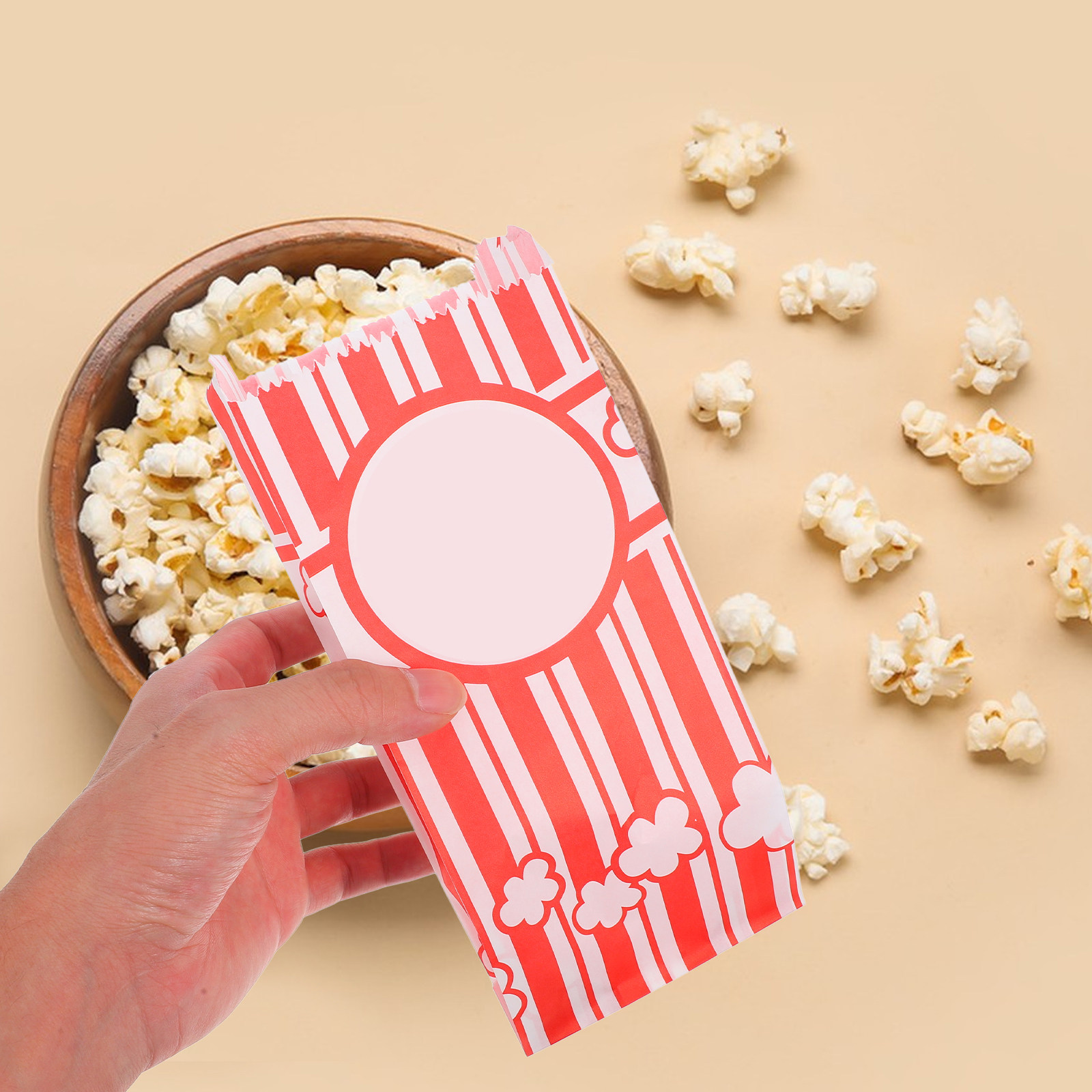 30Pcs Greaseproof Popcorn Bags - Food Snacks For Party review and price
